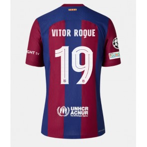 Barcelona Vitor Roque #19 Domaci Dres 2023-24 Kratak Rukavima